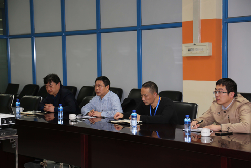 万名干手下下层烟台市国企一队到贝斯特软件公司调研座谈